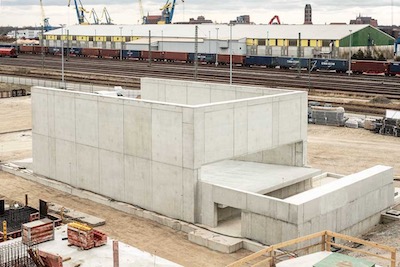 Kraftwerk Betonbau Schubboden